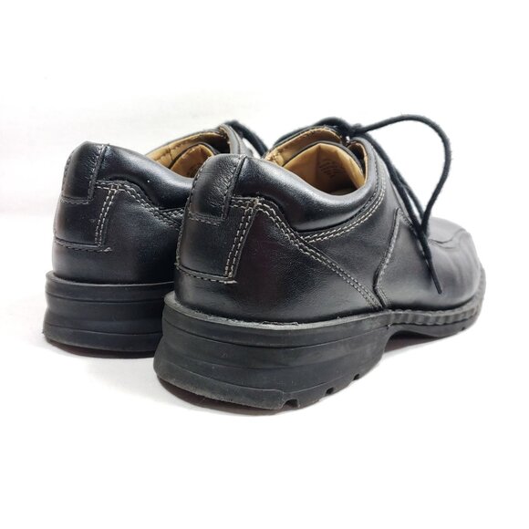 Dockers Men's Size 9.5 Black Leather Oxford - Picture 4 of 9